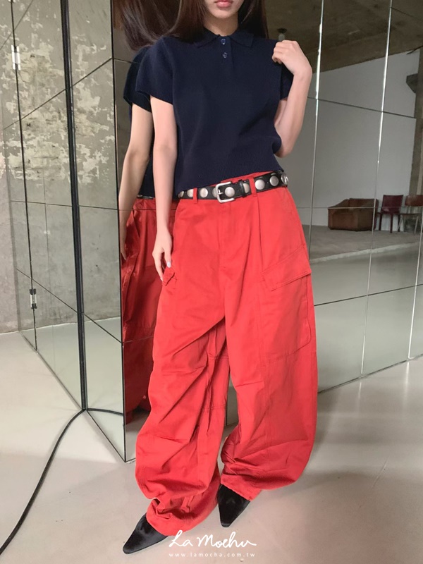 斜紋布鉚釘工作褲